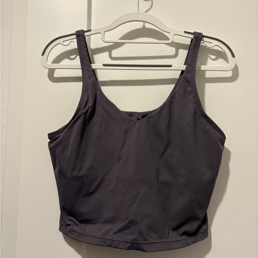 Women’s Sports Bra Longline Wirefree | Large | Vintage Purple